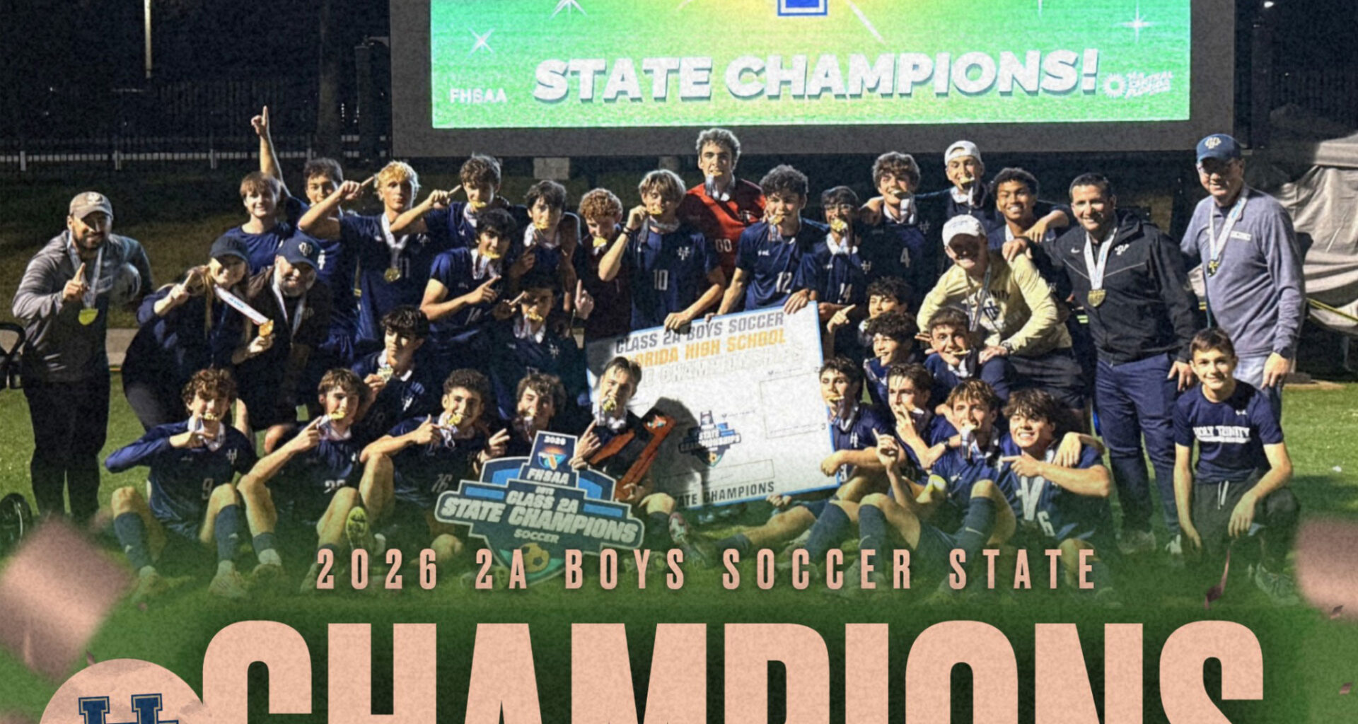 Holy Trinity Wins Class 2A State Championship in Boys Soccer, Defeats Episcopal School of Jacksonville 3-0