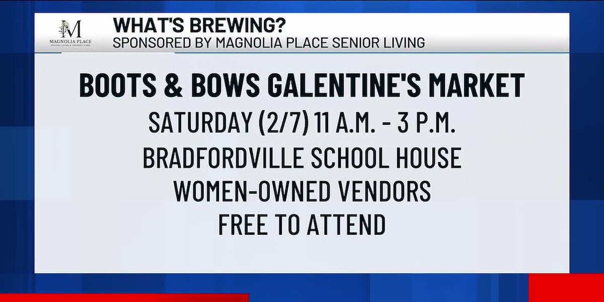 What’s Brewing - Boots & Bows Galentine’s Market
