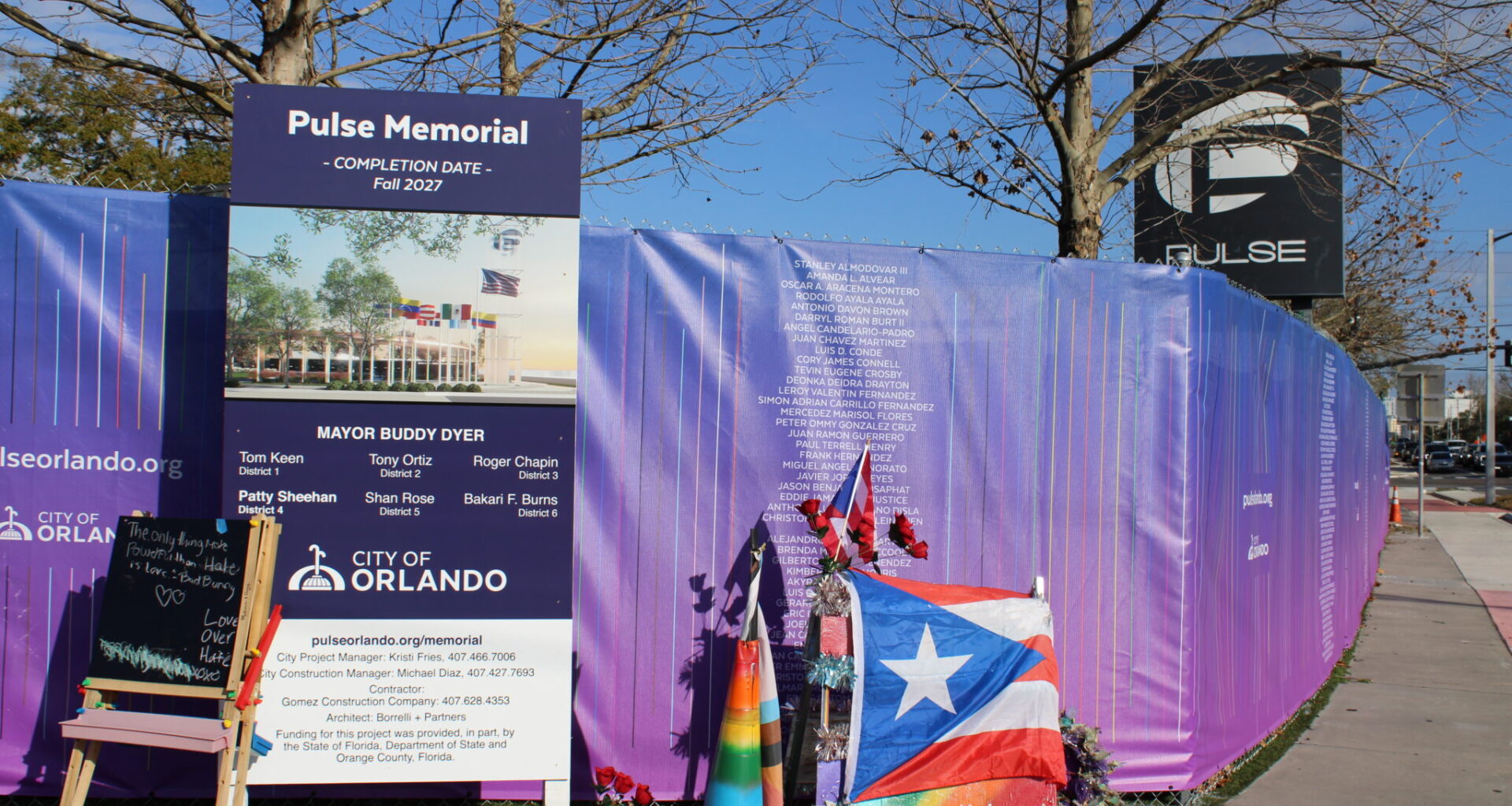 Orlando installs fencing at Pulse ahead of planned demolition