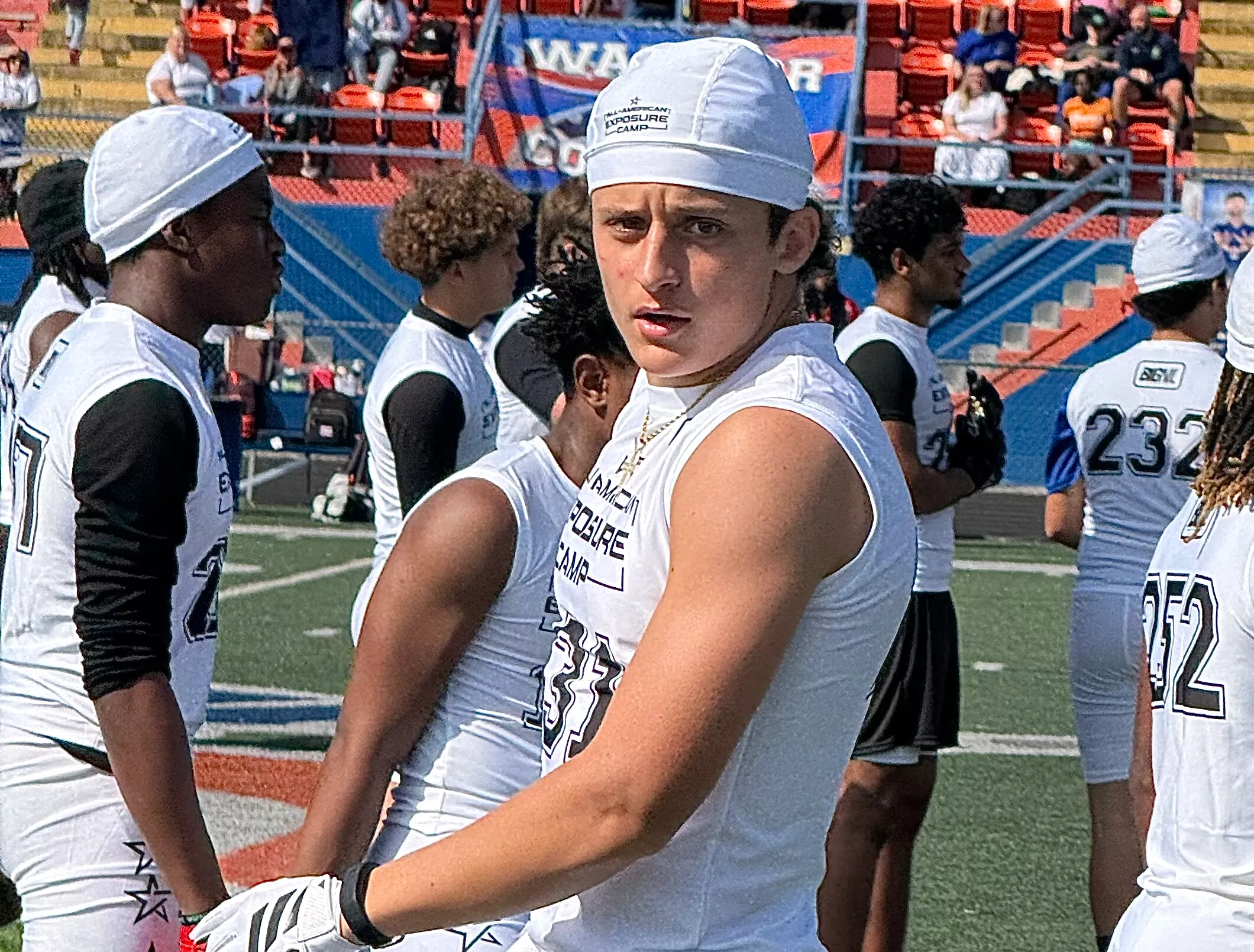 TFA freshman Taj Anderson at the 2026 Orlando All-American Exposure...