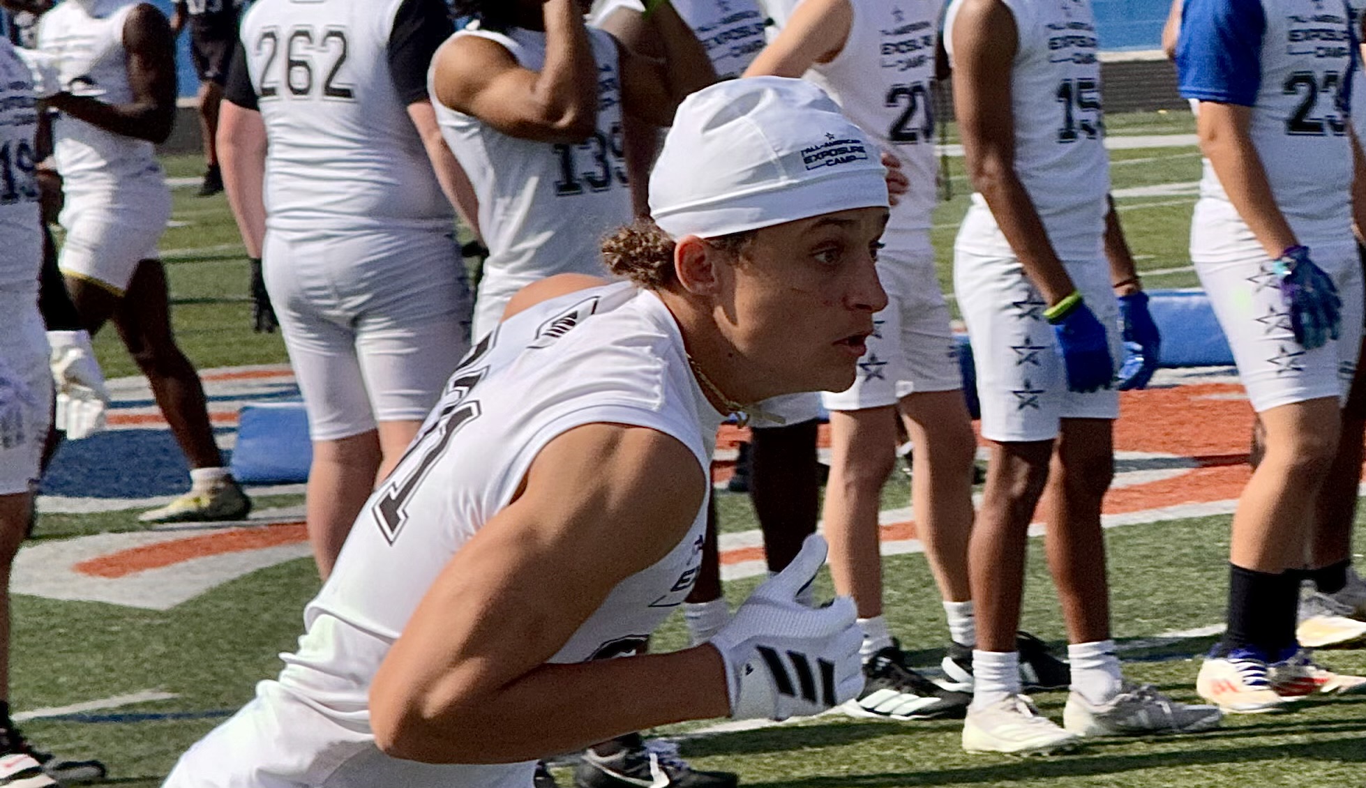 TFA freshman Taj Anderson at the 2026 Orlando All-American Exposure...