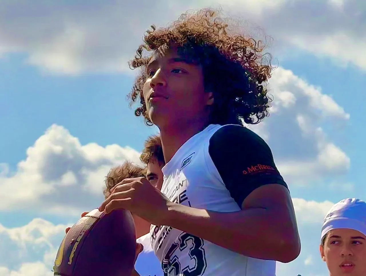 Dr. Phillips junior Tien Williams at the 2026 Orlando All-American...