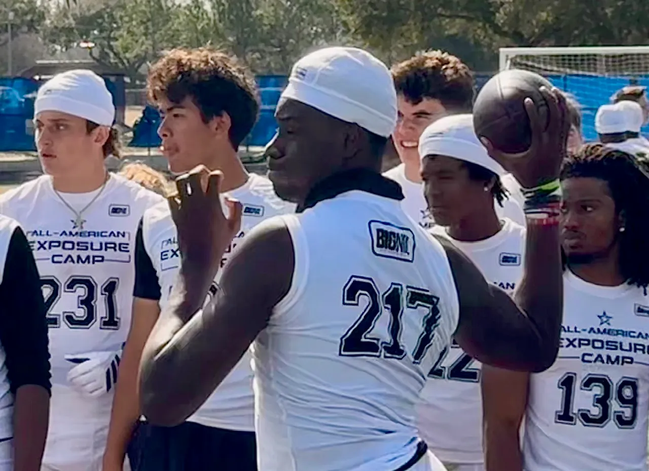 Windermere senior Jay Caldwell at the 2026 Orlando All-American Exposure...
