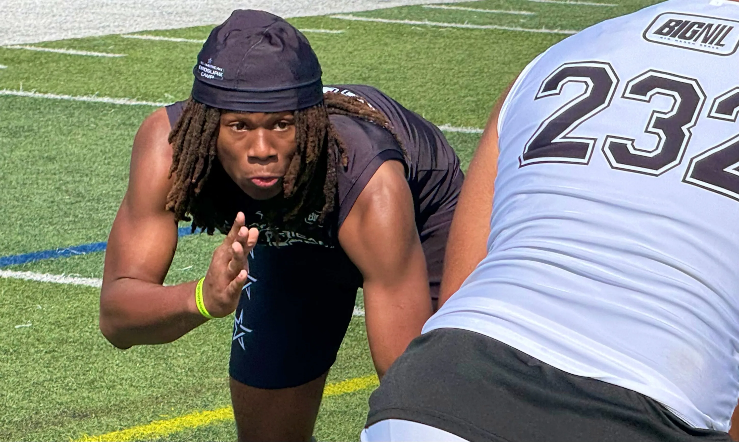 Cocoa junior Gregory Graham at the 2026 Orlando All-American Exposure...