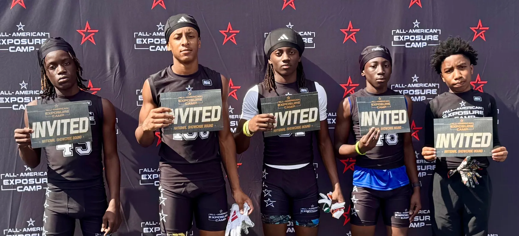 Top middle school wide receivers Brendan Odom, Jamai Brown, Prince...