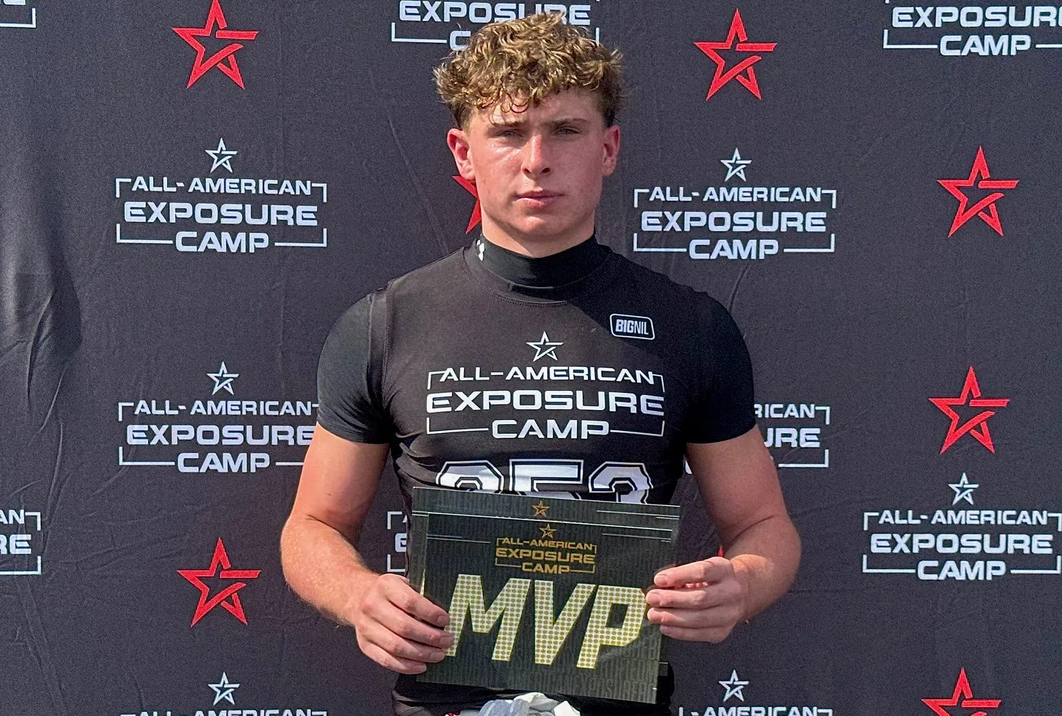 Defensive backs MVP TFA junior JD Loveless at the 2026...