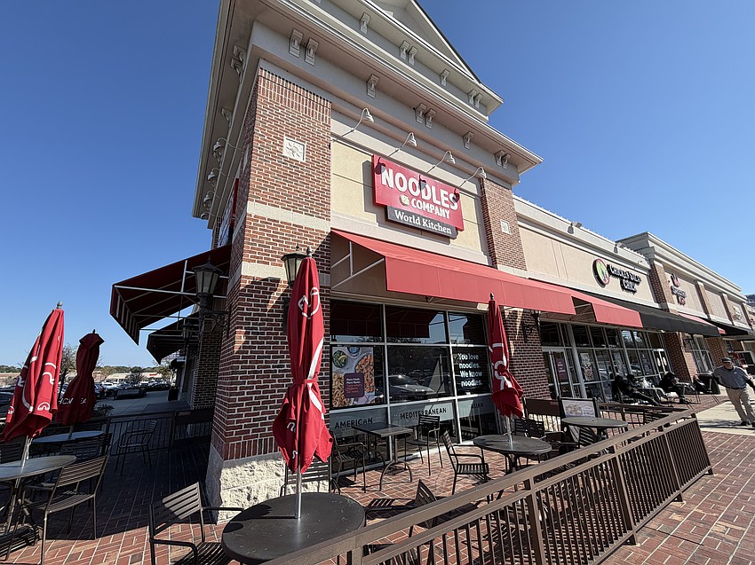 The Noodles and Co. space in St. Johns Town Center at 4624 Town Crossing Drive is planned for Sweetgreen.