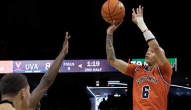 No. 14 Cavaliers pull out 86-83 victory over Miami as Bennett is honored in pregame ceremony