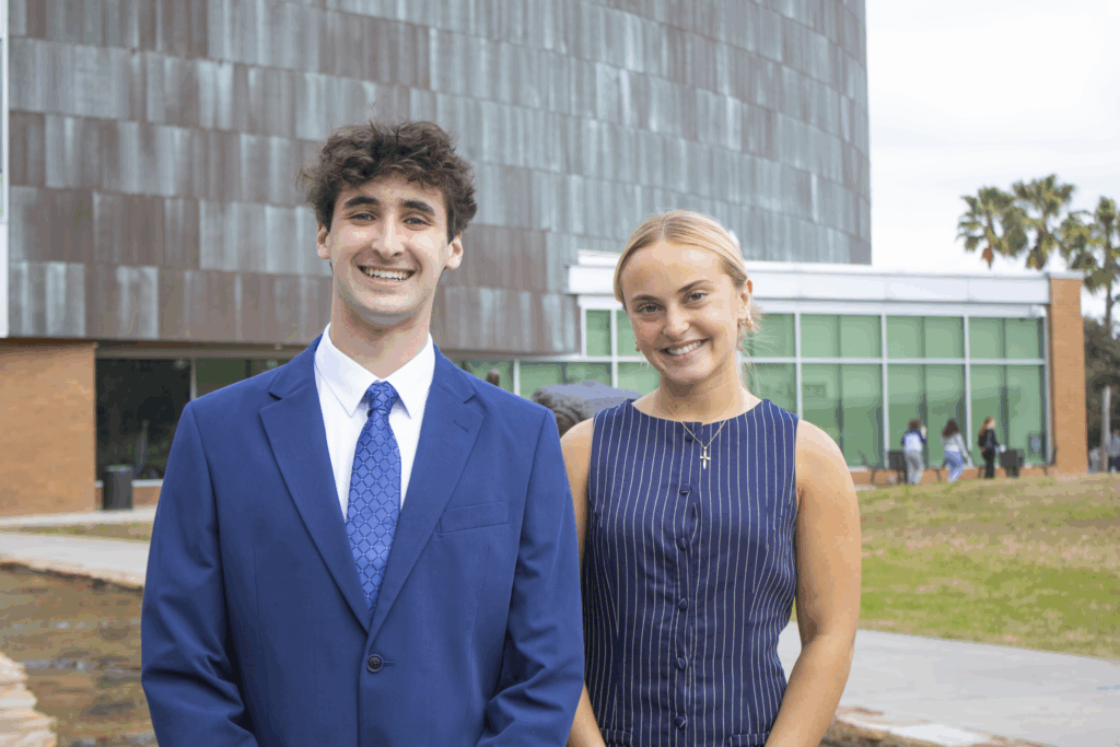 Hunter Rabinowitz and Mia Riley