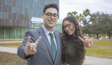 Caio Esmeraldi and Maria Julia Mussa Martins