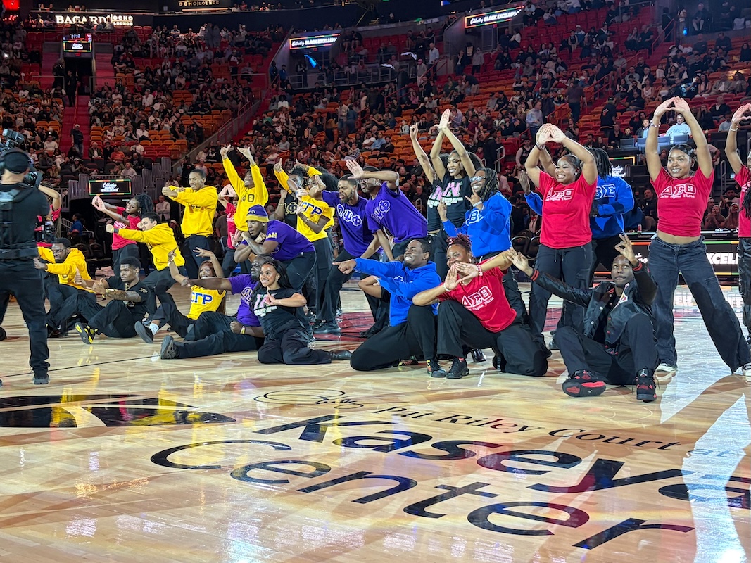 Divine Nine showcases cultural history at Miami Heat game