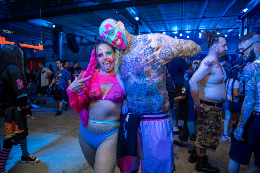 Photo of people at Juggalo Weekend’s First Night in Miami
