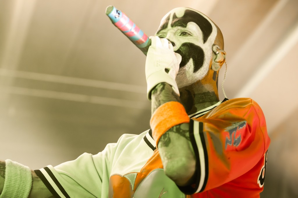 Photo of Insane Clown Posse performing at the Juggalo Weekend’s First Night in Miami
