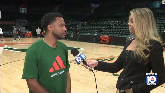 Miami Hurricanes basketball coach Jai Lucas previews ACC showdown with Virginia Tech