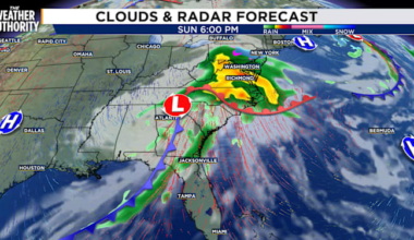 Severe storms are possible across Southeast Georgia, Northeast Florida on Sunday