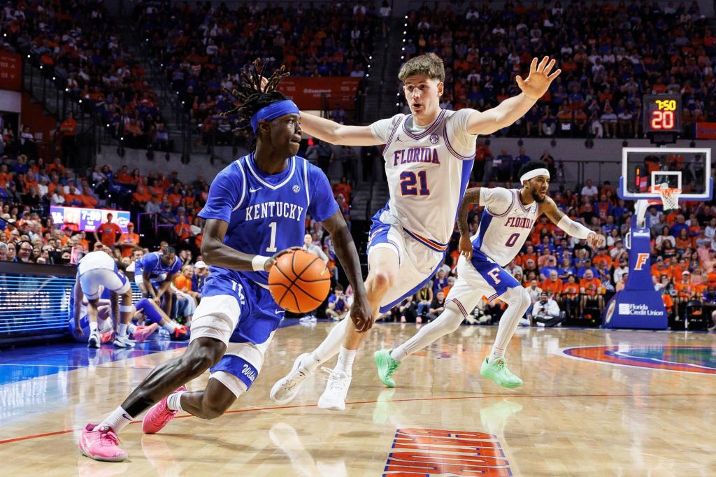 Kentucky guard Denzel Aberdeen gets dubbed ‘Gator traitor’ during his return game to Florida – Orlando Sentinel