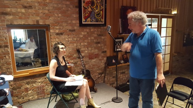 Joseph Reed Hayes directs performer Lauren Carder Fox in a rehearsal of "Destination Moon" at Timucua Arts in Orlando. A celebration of his life will take place there on Sunday, Feb. 8, at 1 p.m.