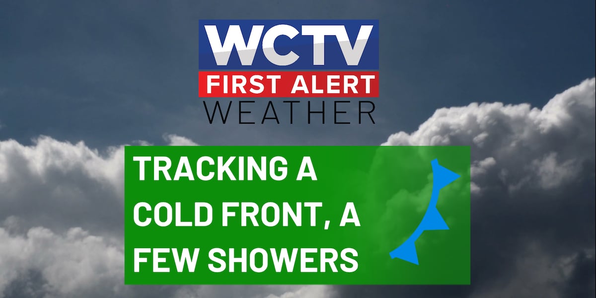 Austin is tracking a few showers through the end of the day for Tallahassee, the Big Bend and South Georgia