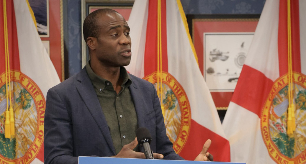 State Surgeon General Joseph A. Ladapo at press conference