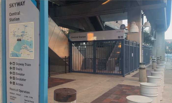 Skyway out of service due to extreme cold weather, JTA says