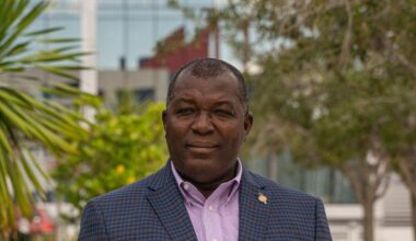 Former North Miami Mayor Philippe Bien-Aime poses for a portrait in North Miami on Oct. 21, 2022.