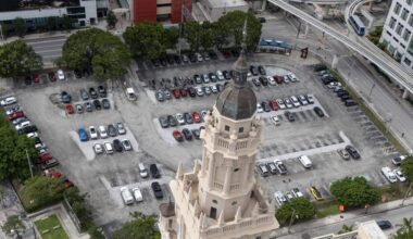 Miami Dade College's possible site of proposed President Trump presidential library in Miami, Florida, on Tuesday, September 23, 2025.