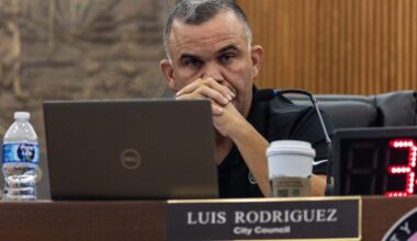 City Council Member Luis Rodriguez looks on during a city budget council meeting at Hialeah City Hall on Monday, September 15, 2025, in Hialeah, Fla.
