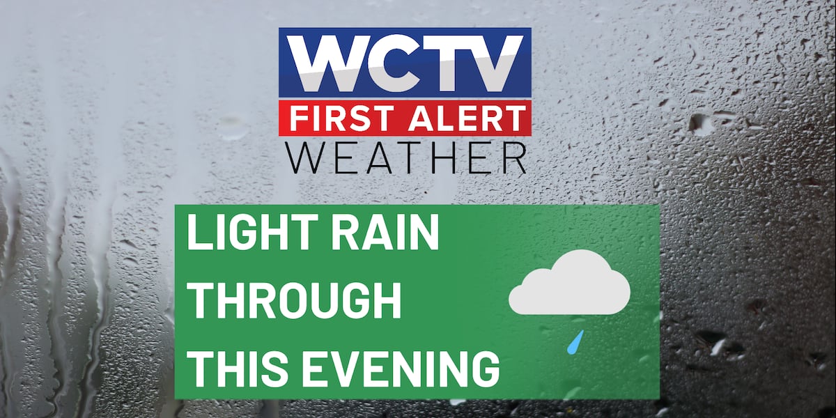 Rain today, sunshine and 70s by the weekend for Tallahassee, the Big Bend and South Georgia