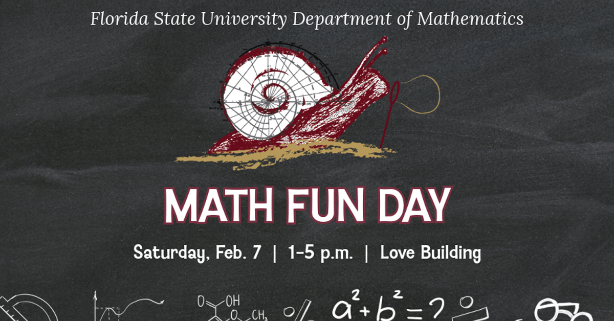 FSU to host Tallahassee community for 11th annual Math Fun Day