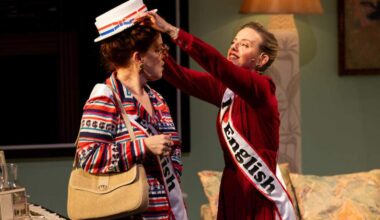 Linda Mugleston and Linda Laura Faye Smith play anti bilingualists in “English Only,” the new world premiere at Miami New Drama through Sunday, Feb. 22.
