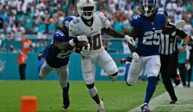 Miami Dolphins release All-Pro wide receiver Tyreek Hill