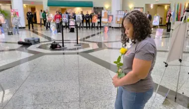 Wilveria Sanders at the 16th annual Missing Adults’ Day event at Jacksonville City Hall.