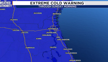 Extreme Cold Warning issued as bitter chill hits area