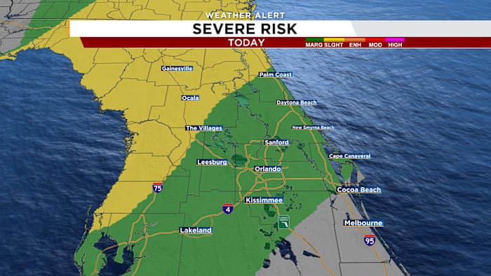 Central Florida’s elevated severe storm risk. What you need watch for