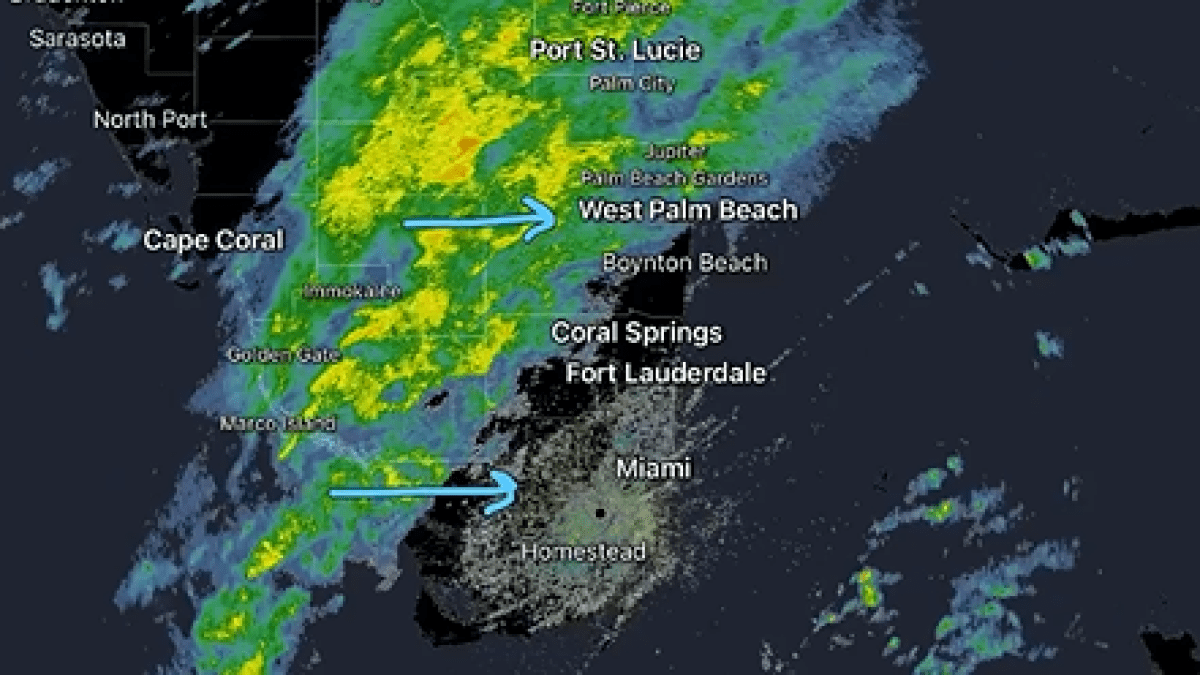 South Florida in store for cold front, showers before warm up – NBC 6 South Florida