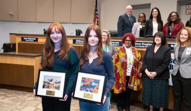 Orange County School Board recognizes two Dr. Phillips High students for artwork