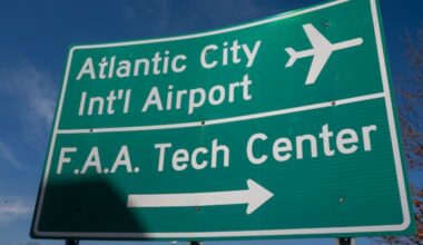 The Atlantic City International Airport, a sign for which is pictured last year, is adding a direct route to Tampa from Breeze Airways.
