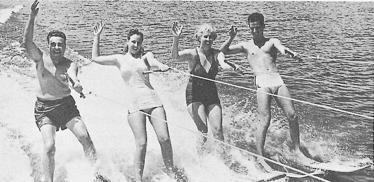 Dick Pope Sr., from left, daughter Adrienne, wife Julie and...