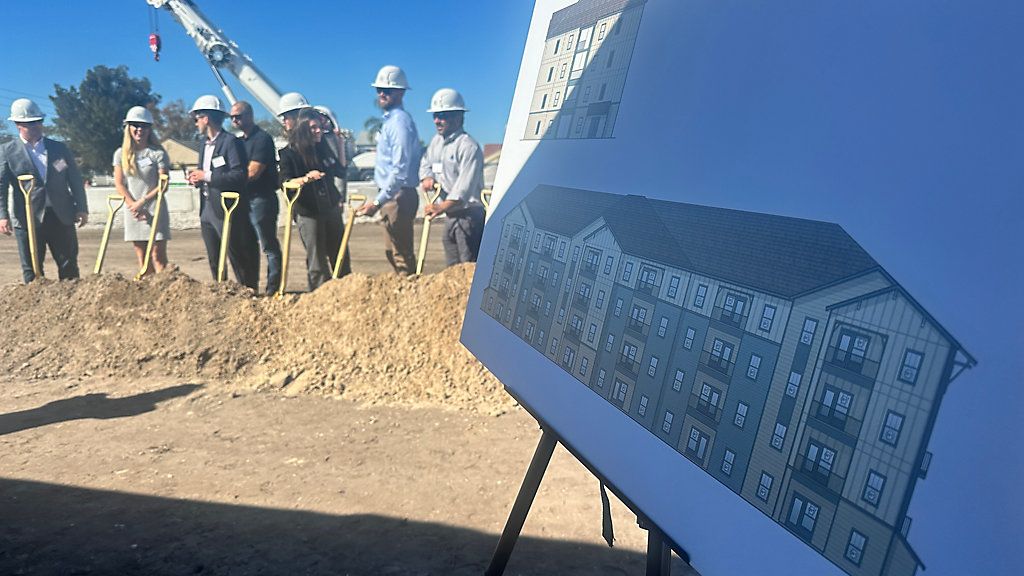 Crews officially broke ground Tuesday on Olea on 126, a 144-unit apartment complex in Largo where every unit will be reserved for lower-income residents — something officials say is increasingly uncommon. (Spectrum News/Fadia Patterson)