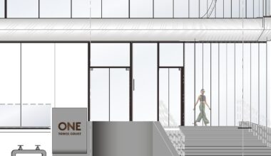 One Tower Court permits issued for top-floor tenant, corridor work