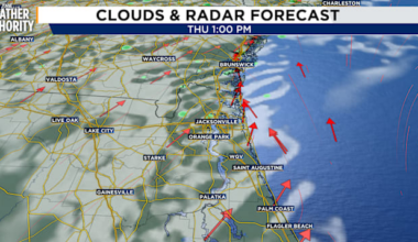 Breezy and warm before next system brings winter back to Northeast Florida, Southeast Georgia