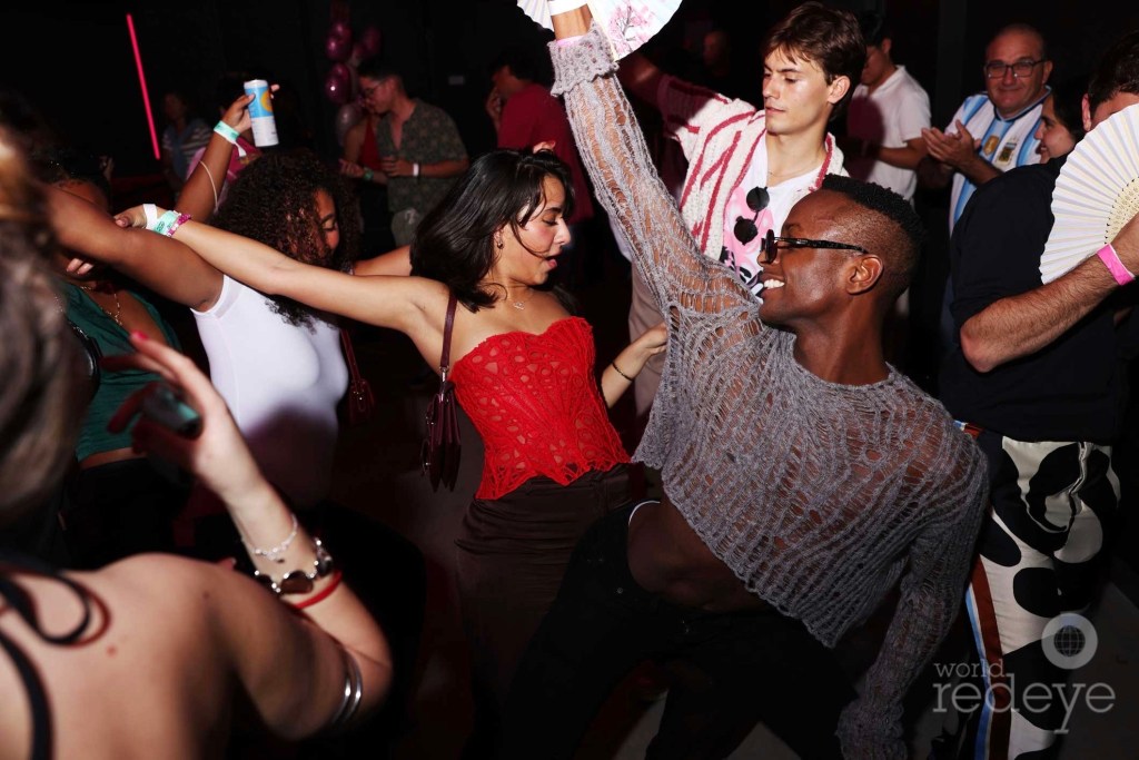 photo of people partying on a dance floor