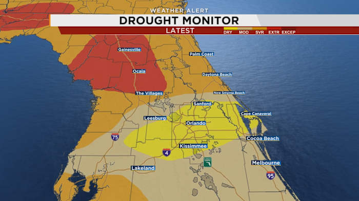 Frigid cold brought something else to Central Florida: A worsening drought