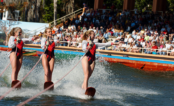 Lindsay Wilmouth, Angela Yauchler and Catherine Ciccarello perform in a...