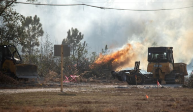 Polk County fire crews battle more than 30 brush fires amid burn ban, drought, officials say