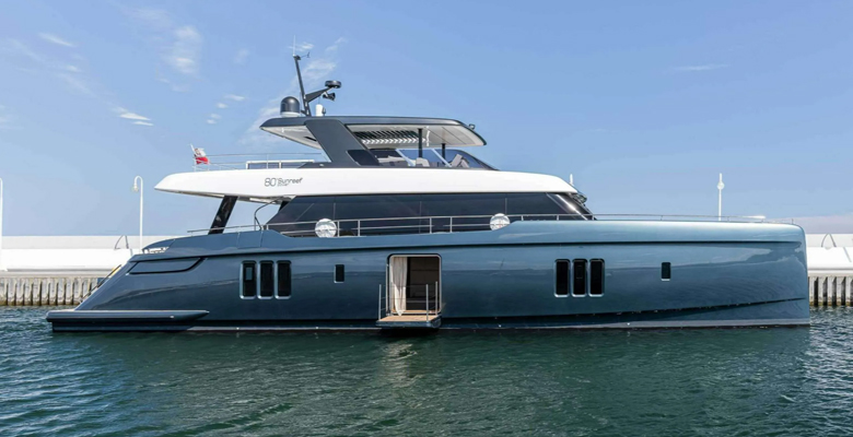 80 Sunreef Power at the Miami Beach Yacht Collection