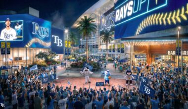 Rendering provided by the Rays of a revamped HC Dale Mabry campus. (Courtesy of Tampa Bay Rays)