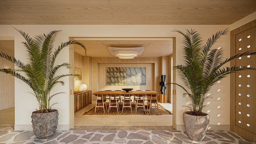 Coastal Farmer plans include two private dining spaces. Coastal Farmer plans include two private dining spaces.