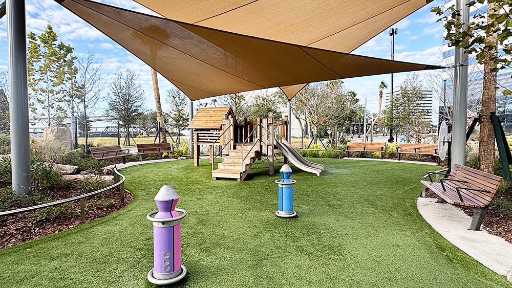 Playground at Riverfront Plaza in Jacksonville, FL