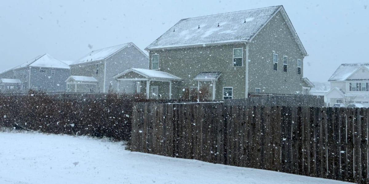 Numerous crashes reported in Onslow County as snow accumulates